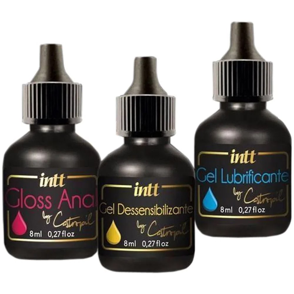 Kit Meu Primeiro Anal (dessensibilizante + gloss + lubrificante) - Intt - Imagem 2