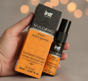 Vulcano Gel Excitante Unissex Esquenta Pulsa Vibra