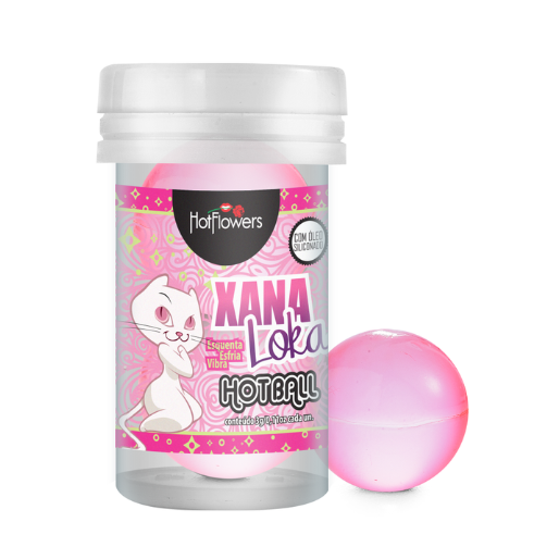 Bolinha Gel de Massagem Hot Ball Efeito Esfria Esquenta Vibra Xana Loka