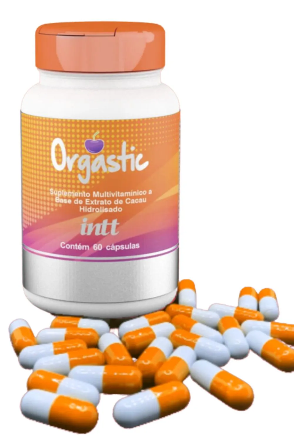 Orgastic Suplemento Feminino 60 Cápsulas Intt Cosméticos - Imagem 3