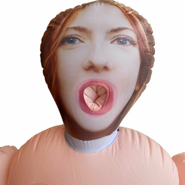 Boneca Inflável com Vibrador  Com Anus E Vagina Penetráveis Cyber Skin (material realistico) - Imagem 6