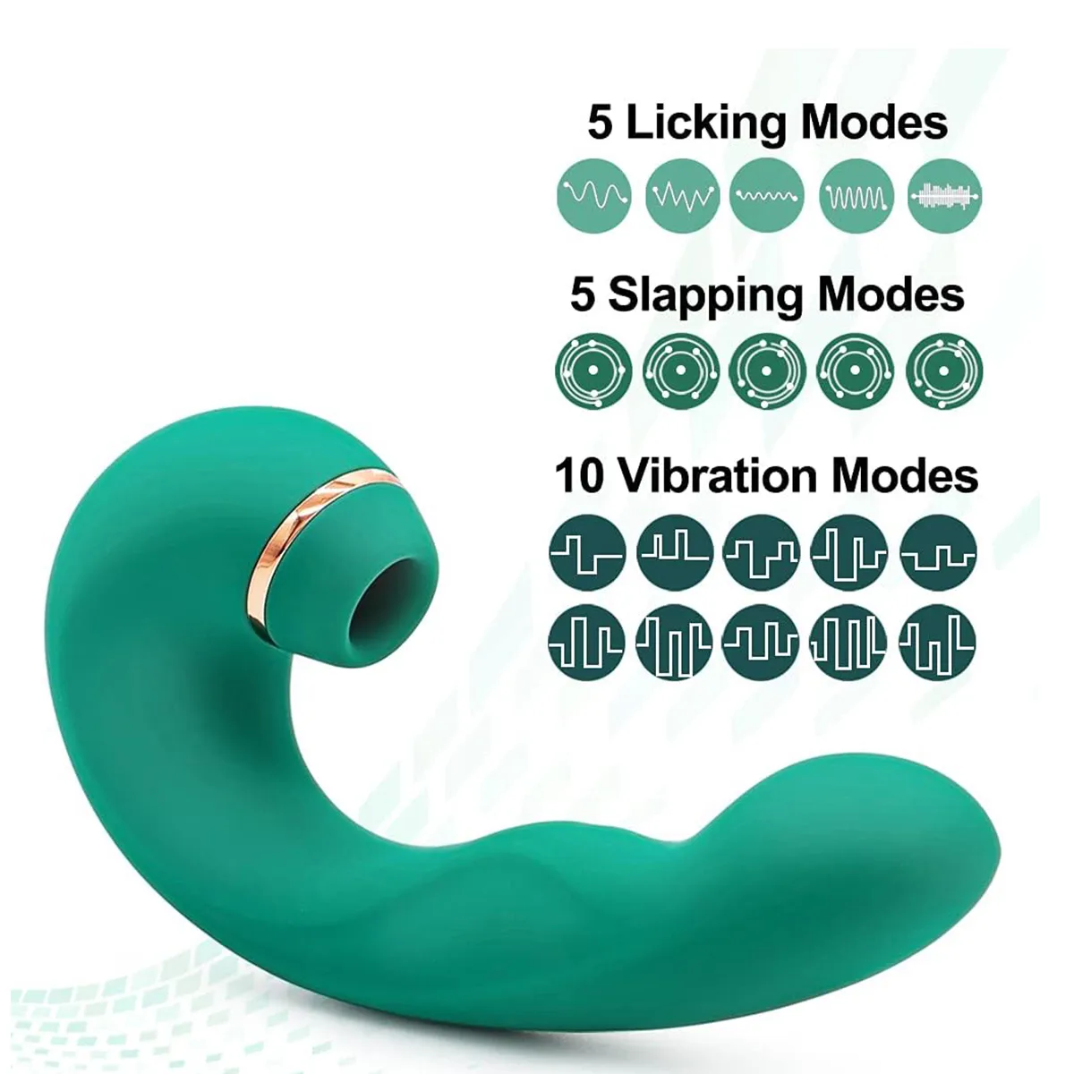 Estimulador ponto G e clitoris com pulsação - Imagem 2