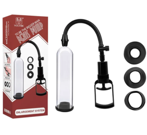 Youvibe Bomba Peniana Manual com 3 Anéis