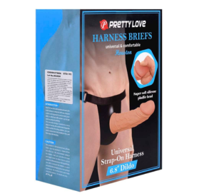 Cinta Peniana Reforçada Pênis Oco Pretty Love Vipmix