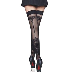 Meia 7/8 em Elastano Estampada