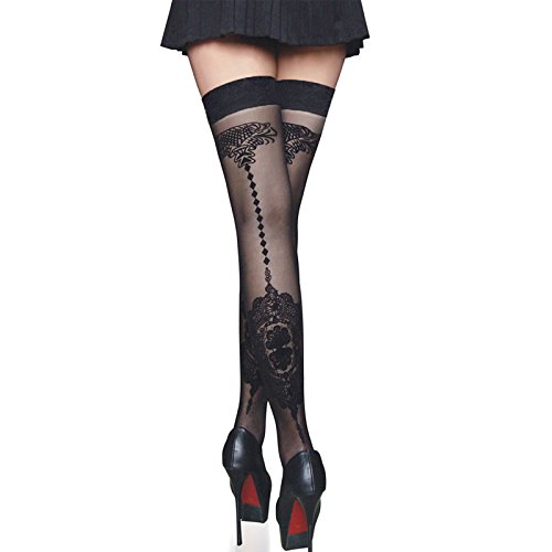 Meia 7/8 em Elastano Estampada