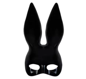 Máscara de coelho com orelhas Grandes