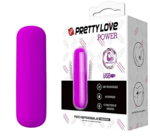 Vibrador Capsula Power Bullet Pretty Love Roxo