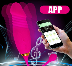 Vibrador em formato de Glande por App e controle - Imagem 3