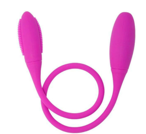 Vibrador Duplo duas pontas recarregável - Imagem 2