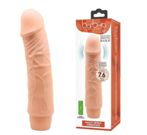 Prótese Realistica Silicone Texturizado Multivelocidade Baile Barbara 19,5