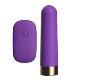 Bullet em ABS com 10 Modos de Vibrações, Controle Remoto Sem Fio e Recarregável