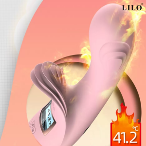 Vibrador de Ponto G e Clitóris com Função de Aquecimento