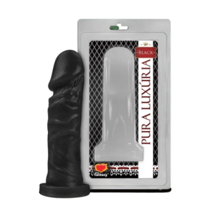 Protese Penis Realístico  Preto 18, 5 × 4,2