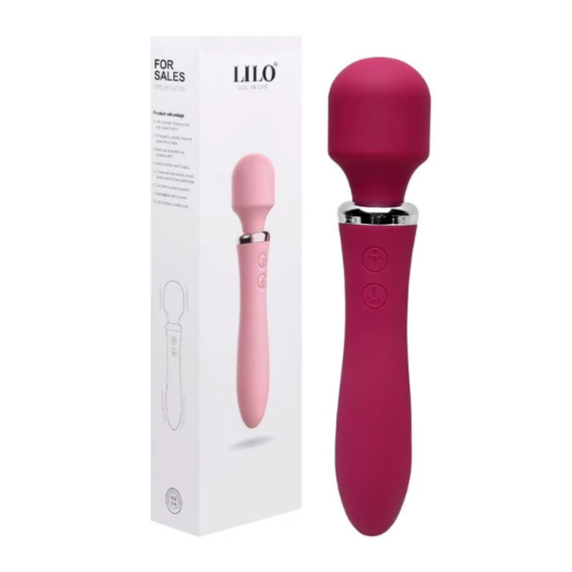 Lilo Vibrador Varinha Mágica com 10 Modos de Vibrações