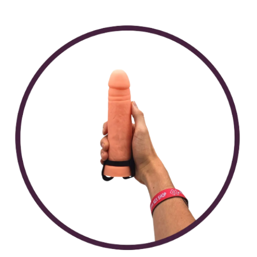 Pura Luxúria - Capa Peniana Em Pvc Com Cinta - Imagem 2