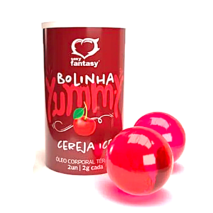 Bolinha Cereja Ice - yummy - 2 unidades